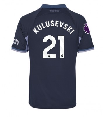 Tottenham Hotspur Dejan Kulusevski #21 Segunda Equipación 2023-24 Manga Corta